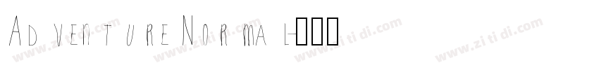 Adventure Normal字体转换